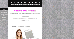 Desktop Screenshot of clothware.com